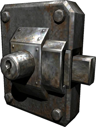 Cerrojo de seguridad metálico para puerta
